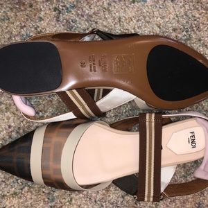 Fendi sabots NEVER WORN